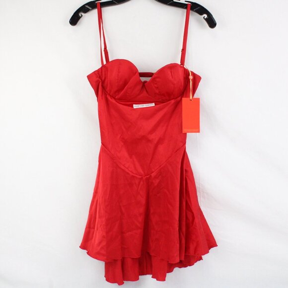 NWT God Save Queens Rendezvous Cherry Mini Dress with Underwire Size Large - Picture 2 of 14
